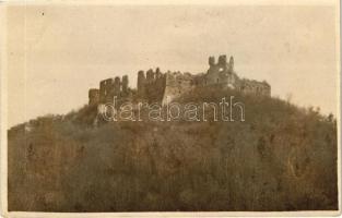 Huszt, várrom / castle ruins photo (ragasztónyom / gluemark)