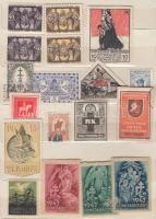 18 db katonai témájú levélzáró