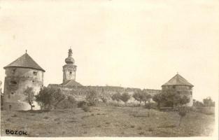 Bozók, vár / castle photo (ragasztónyom / glemark)