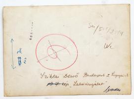 Sziklai Dezső(1910-1997): Laborvizsgálat, hátoldalon feliratozva, 18x24 cm