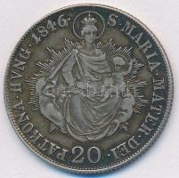 1846B 20Kr Ag "V. Ferdinánd" T:2,2-