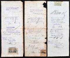 Franciaország / Lyon 1886. "Vins & Spiritueux Jourdan & Gruvel" kitöltött váltó 10...