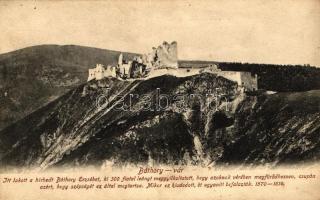 Csejte, Báthory-vár, kiadja Lampl Gyula / castle