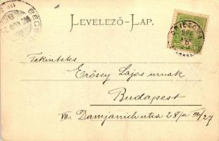 Csejte, Báthory-vár, kiadja Gansel Lipót / castle