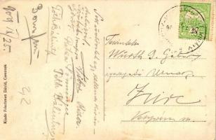 Csesznek, Vár, kilátás a várból; kiadó Frischman Dávid