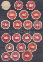 Magyar követségi levélzárók berakólapokon