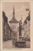 Bern, Zeitglockzentrum, Simfonbrunnen / clock tower, fountain (EK)