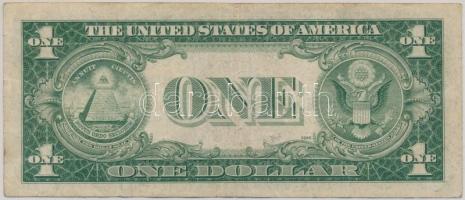 Amerikai Egyesült Államok 1935D 1$ kék pecséttel T:III
USA 1935D 1 Dollar with blue seal C:F