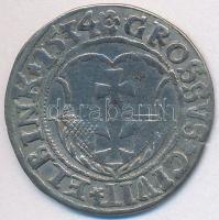 Poroszország / Elblag 1534. 1Gr Ag "I. Zsigmond" (1.92g) T:2-
Prussia / Elblag 1534. 1 Gro...