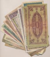 30db-os vegyes magyar bankjegy tétel, közte pengők,adópengők és forintok T:vegyes