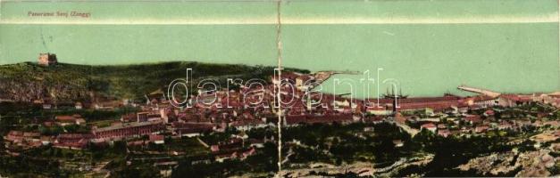 Senj, Sengg; panoramacard (bent til broken)