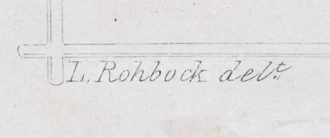 cca 1850 Ó-Budai hajógyár. Schiffswerfte zu Alt Ofen. Ludwig Rohbock (1820-1883) rajza alapján metsz...