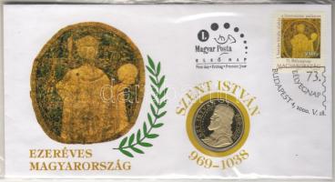 2000. "Ezeréves Magyarország" Br bélyeges borítékon T:PP Csak 600db! RRR!!!