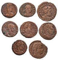 8db-os római bronzpénz tétel T:vegyes 8pcs of Roman bronze coins C:mixed