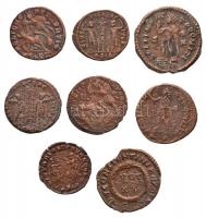8db-os római bronzpénz tétel T:vegyes
8pcs of Roman bronze coins C:mixed