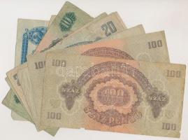 1944. 2P + 5P + 10P (2x) + 20P (2x) + 50P + 100P (2x) "A Vörös Hadsereg Parancsnoksága" T:...