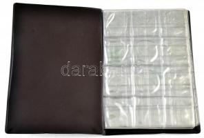 "Coins of the world" használt érmetartó album összesen 142 férőhellyel