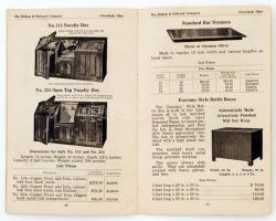 1921 The Bishop&Babcock Company amerikai bárfelszereléseket, sörcsapokat (stb.) bemutató angol n...