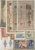 Hagyaték tétel 76db magyar + 23db külföldi főleg régebbi bankjegyek, benne jobakkal, mint Kossuth-ba...