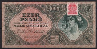 1945. 1000P bélyeggel T:I