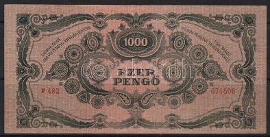 1945. 1000P bélyeggel T:I