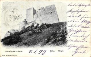 1899 Temetvény, vár / castle (EK)