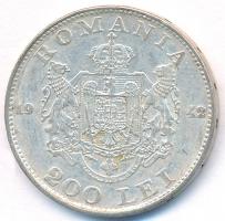 Románia 1942. 200L Ag T:2,2-
Romania 1942. 200 Lei Ag C:XF,VF