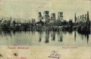 1899 Miskolc, Diósgyőri várrom (EB)