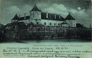 1899 Fogaras, Vár a XIII. századból / castle from the 13th century (EK)