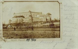 1899 Zólyom, vár / castle floral (vágott / cut)