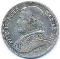 Olasz Államok / Pápai Állam 1859R 20B Ag "IX. Pius" T:2,2- Italian States / Papal State 1859R 20 Baiocchi Ag "Pius IX" C:XF,VF