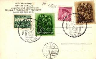 Kassa, Bevonulás, Horthy Miklós / entry of the Hungarian troops 'visszatért' So. Stpl