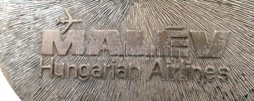 MALÉV Hungarian Airlines zászlótartó, fém, 28cm