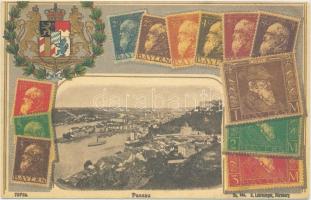 Passau, stamps, coat of arms