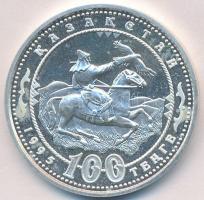 Kazahsztán 1995. 100T Ag "Abaj Kunanbajev születése" T:2 (PP) ujjlenyomat, felületi karc
K...