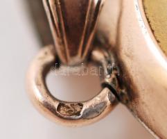 Aranyozott ezüst (Ag.) fényképtartó medál, jelzett, br. 8,6 g