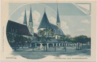 Altötting, Pfarrkirche und Gnadenkapelle / church, chapel