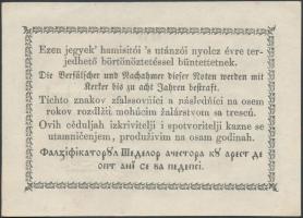 1849. 30Kr "Kossuth bankó" papírránccal T:II
Hungary 1849. 30 Krajczár with typographical ...