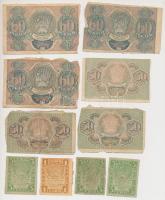 Szocialista Szövetségi Szovjet Köztársaság 1919. 1R + 3R (3x) + 30R (3x) + 60R (3x) T:vegyes Russian Socialist Federated Soviet Republic 1919. 1 Ruble + 3 Rubles (3x) + 30 Rubles (3x) + 60 Rubles (3x) C:mixed