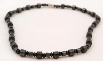Hematit nyaklánc, uniszex, 47cm