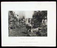 1928 Az Országos Magyar Hadimúzeum Egyesület fővédnöke által kiadott emléklap, 6 db életkép az Érdek...