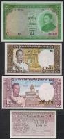 Laosz 1962-63. teljes sor 1K,5K,10K,20K,50K,200K,1000K 7 klf bankjegy T:I