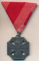 1916. "Károly-Csapatkereszt" cink kitüntetés mellszalaggal T:2,2- Hungary 1916. "Karl Troop Cross" zinc decoration with ribbon C:XF,VF