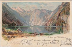 Königssee litho, Velten's Künstlerpostkarte No. 230. s: H. Deuchert (EK)