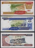 Laosz 1998-2004. teljes sor 1000K,2000K,5000K,10.000K,20.000K.50.000K 6 klf bankjegy T:I