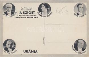 Willy Fritsch, Brigitte Helm; Otto Tressler, Walter Franck, Francoise Rossay, Heinz von Cleve and An...