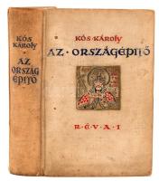 Kós Károly: Az országépítő. Történeti regény. Budapest, 1934, Révai. Illusztrált kiadói egészvászon kötésben. Kissé kopottas állapotban.