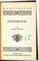 Papp István: Finnország. Kincsestár. Budapest, 1938, Magyar Szemle Társaság. Félvászon kötésben. Jó állapotban.