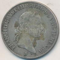 1835B 20Kr Ag "I. Ferenc" T:3
Unger III: 1383, Huszár: 1985