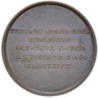 Ausztria / Tirol / Innsbruck 1938. "I. Ferdinánd" Br érem. Szign.: F. Putinati (34mm) T:2
...